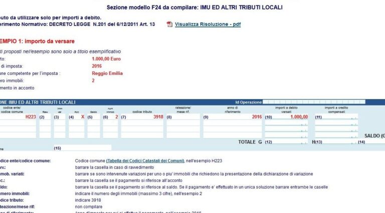 Codice Tributo IMU: Guida Completa Per Il Pagamento